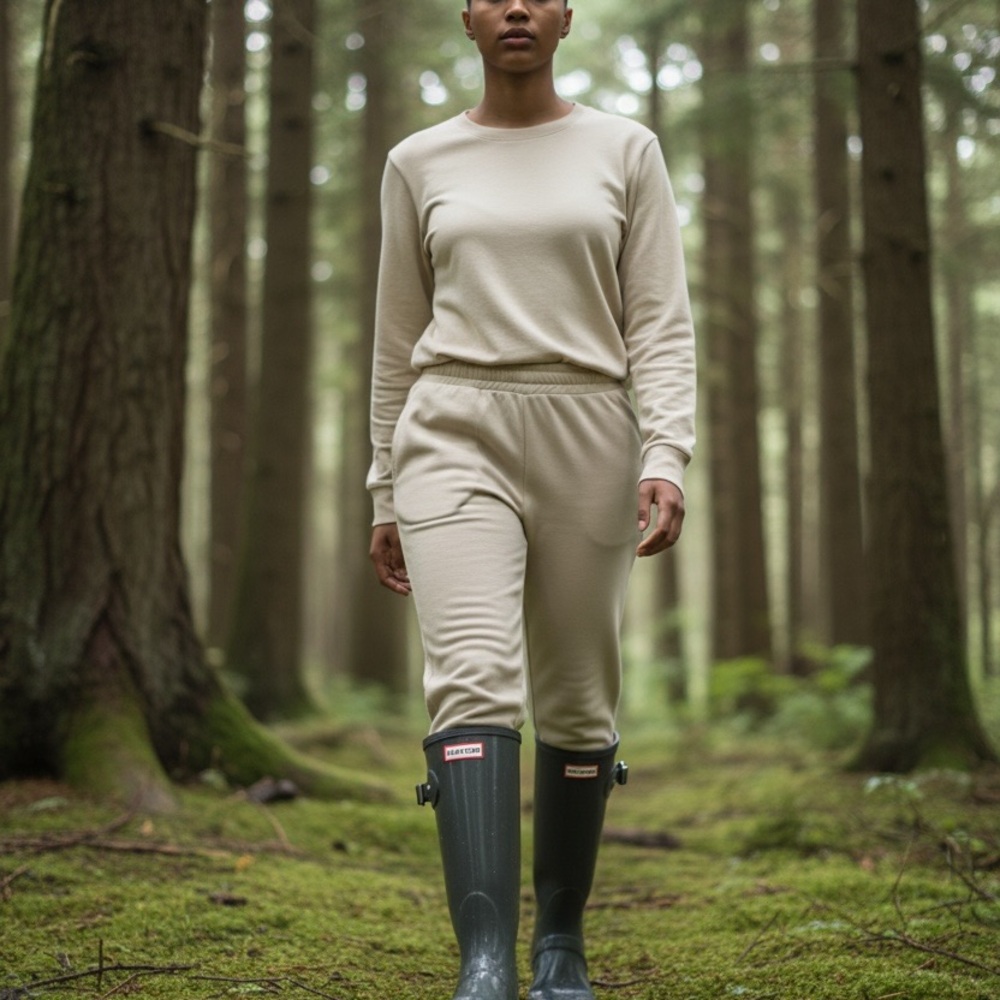 Hunter Classic Blue Rain Boots - Picture 6 of 9